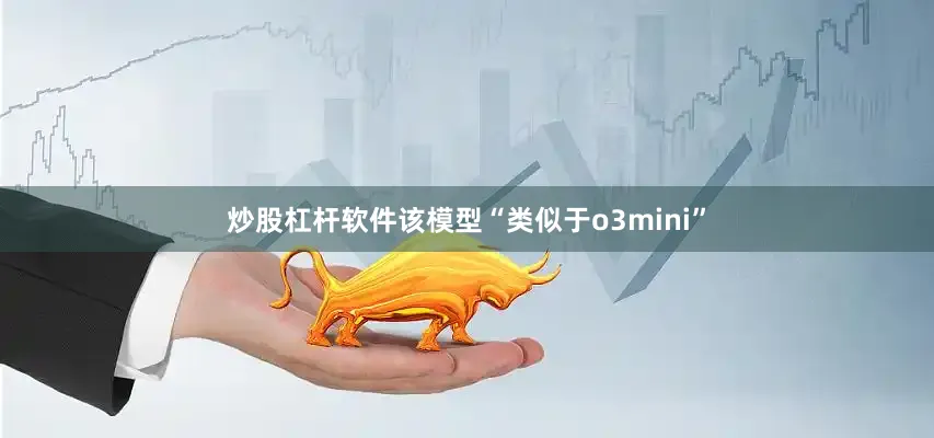 炒股杠杆软件该模型“类似于o3mini”