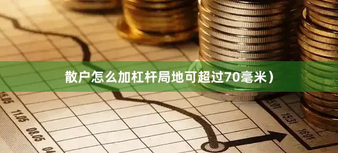 散户怎么加杠杆局地可超过70毫米）